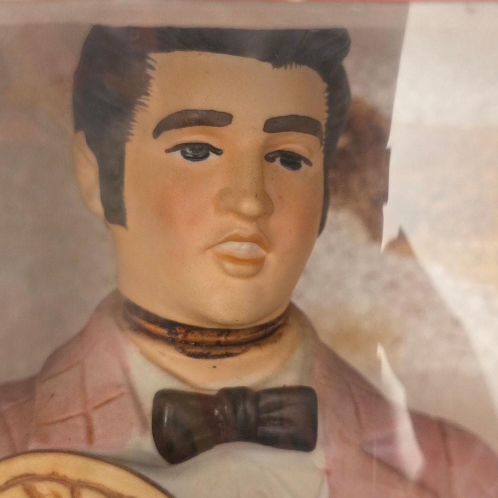 McCormick Americana Porcelain Elvis Presley Decanter 1955 Second in Series Boxed